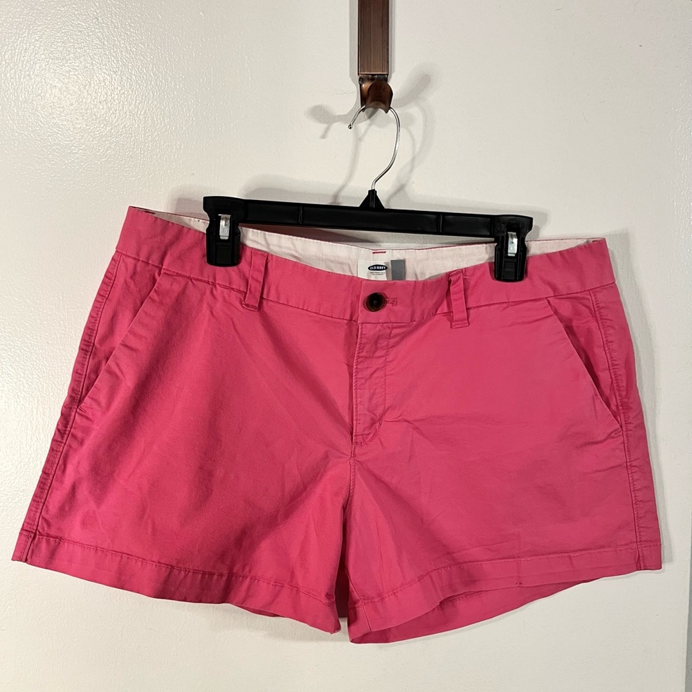 Old Navy Pink Shorts 3” inseam Lightweight Cotton Blend